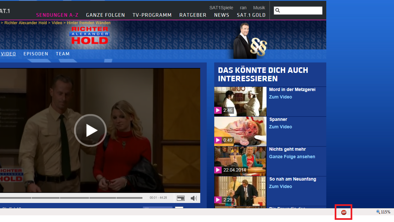 adblocker entfernen