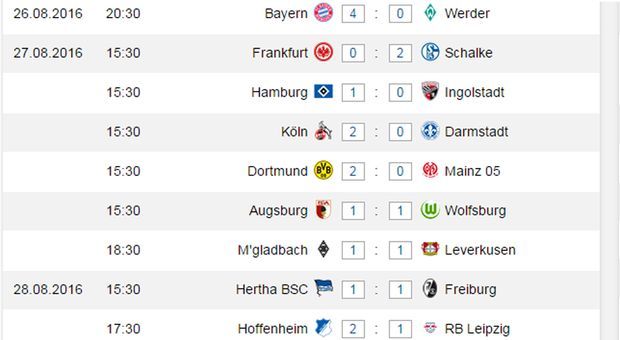 1. spieltag bundesliga 1. spieltag bundesliga