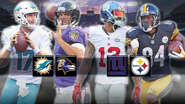 NFL 2016 live: Dolphins at Ravens und Giants at Steelers