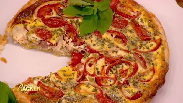 Das Groe Promibacken Vegetarische Quiche Mit Burrata