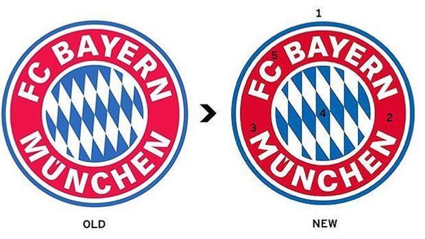 FC Bayern München verändert sein Logo