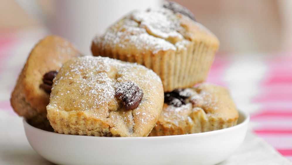 Mini-Muffins mit Äpfeln und Pekannüssen: Rezept