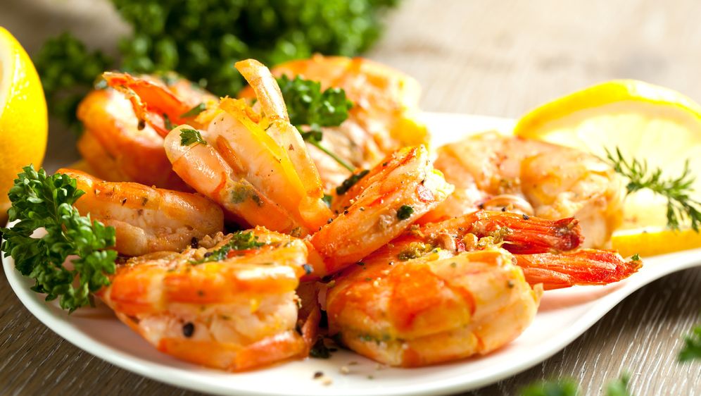Geröstete Scampi