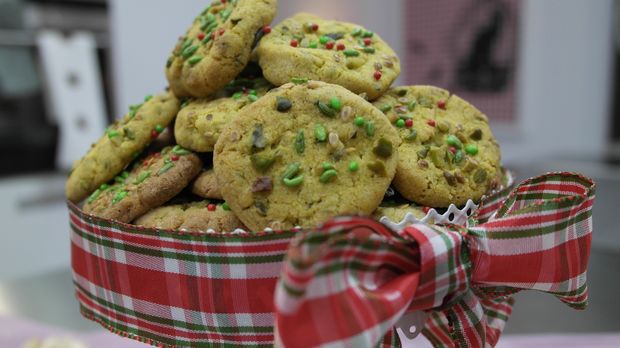 Indische Kekse mit Pistazien