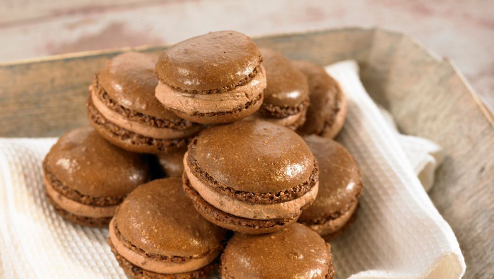 Macarons aus Schokolade: Mandel-Kekse backen nach Rezept