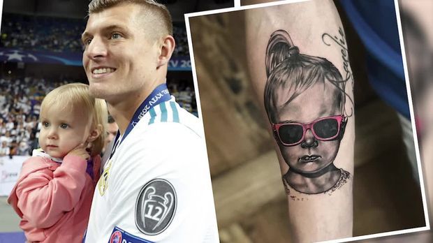 Toni Kroos erntet Spott für Tattoo seiner kleinen Tochter