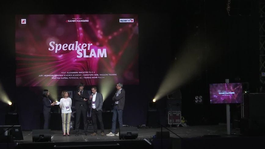 SPEAKER SLAM at the 4GAMECHANGERS Festival 2018