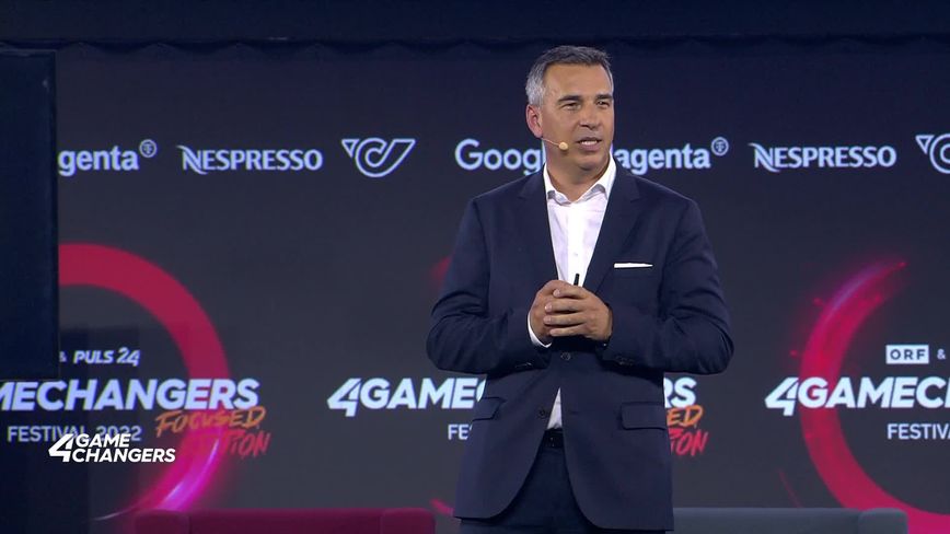 Keynote von Michael Zettel beim 4GAMECHANGERS Festival