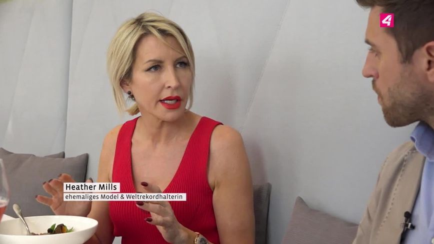 Heather Mills ganz privat!