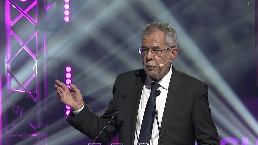 Alexander Van der Bellen at the 4GAMECHANGER Festival