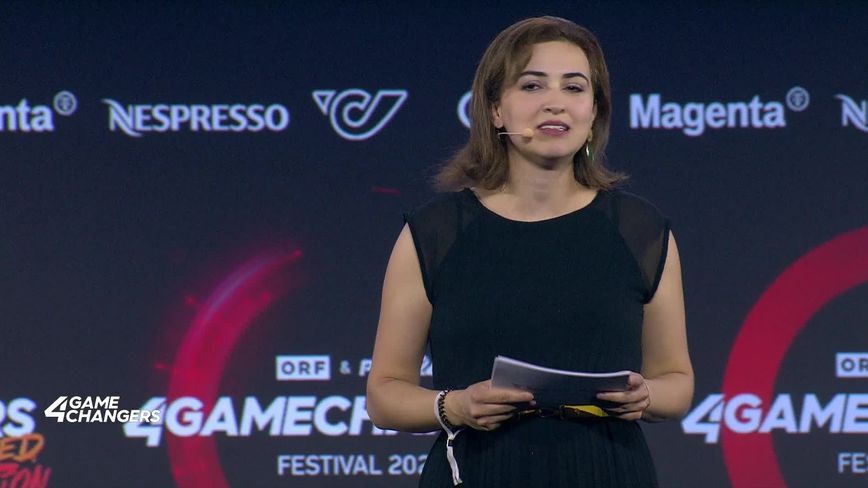 Keynote von Justizministerin Alma Zadic beim 4GAMECHANGERS Festival 2022