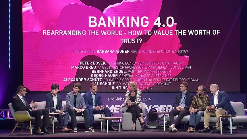 Session: Banking 4.0: Rearranging the world - how to value the worth of trust?