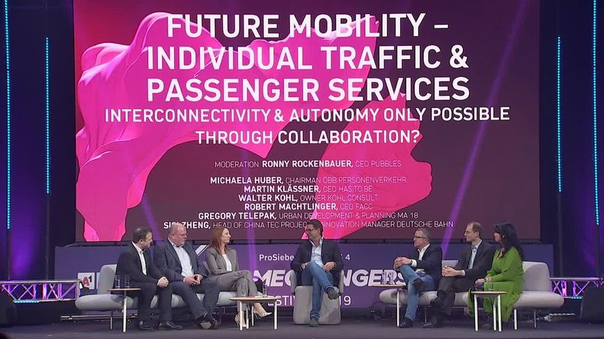 Session: Future mobility - Individual traffic & passengers services