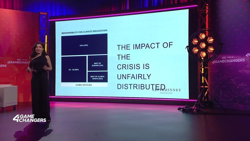 Keynote von Safia Minney beim 4GAMECHANGERS Festival