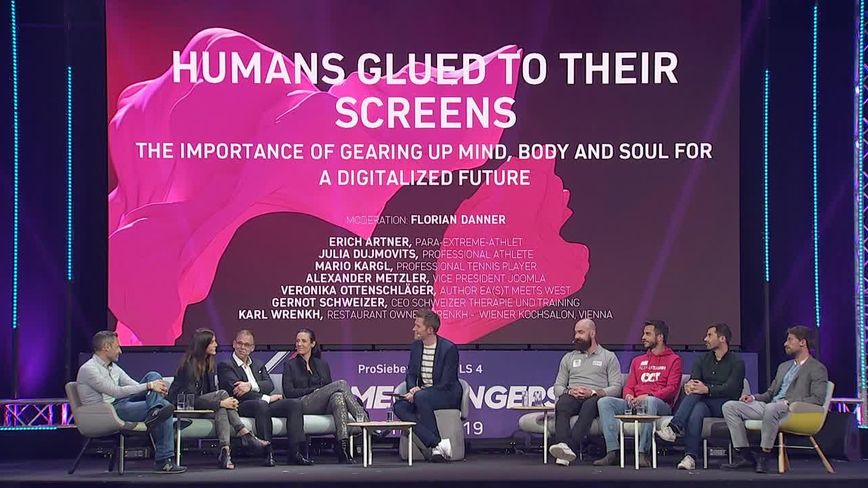 Session: Humans glued to their screens: The importance of gearing up mind, body and soul for a digitalized future