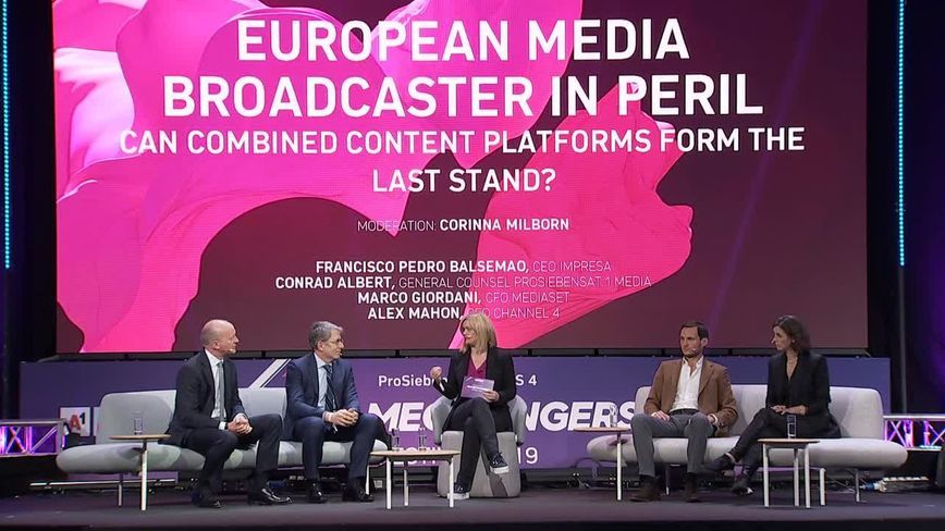 Session: European Media Broadcasters in peril: Can combined content platforms form the last stand?