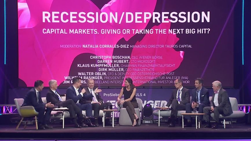 Session: Recession/Depression: Capital markets. Giving or taking the next big hit?