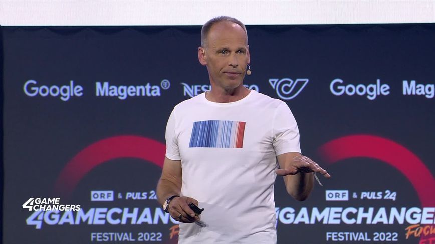 Keynote von Marcus Wadsak beim 4GAMECHANGERS Festival