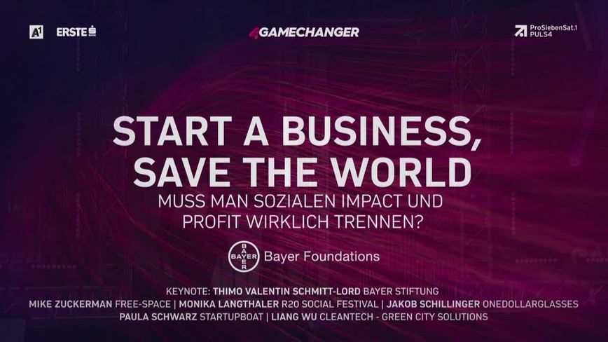 START A BUSINESS, SAVE THE WORLD